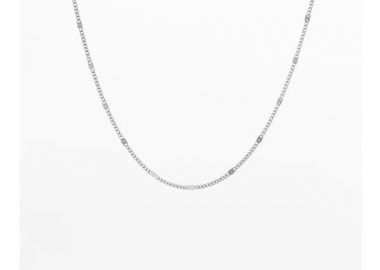 OOZOO Κολιέ από Ανοξείδωτο ατσάλι Silver SN-2003 - Oozoo Jewellery - 