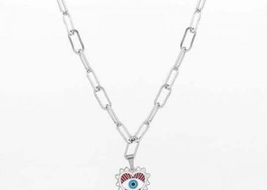 OOZOO Κολιέ από Ανοξείδωτο ατσάλι Silver SN-2018 - Oozoo Jewellery - 