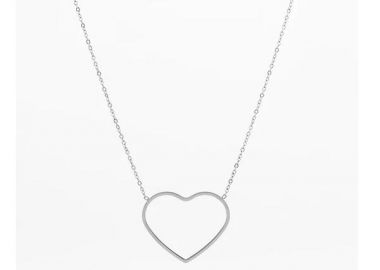 OOZOO Κολιέ από Ανοξείδωτο ατσάλι Silver SN-2027 - Oozoo Jewellery - 