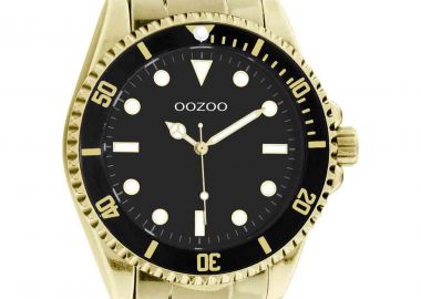 OOZOO Timepieces - C10979, Gold case with Stainless Steel Bracelet - Oozoo - 