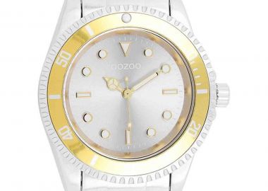 OOZOO Timepieces - C11145, Silver case with Stainless Steel Bracelet - Oozoo - 