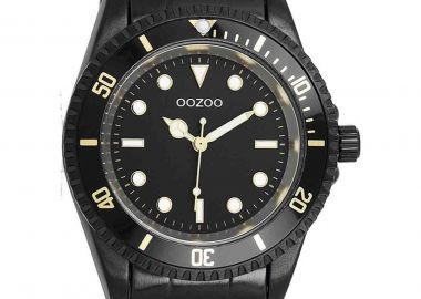 OOZOO Timepieces - C11149, Black case with Stainless Steel Bracelet - Oozoo - 