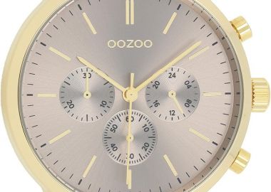 OOZOO Timepieces - C11408, Gold case with Stainless Steel Bracelet - Oozoo - 