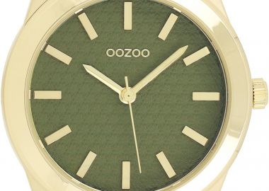 OOZOO Timepieces - C11421, Gold case with Stainless Steel Bracelet - Oozoo - 
