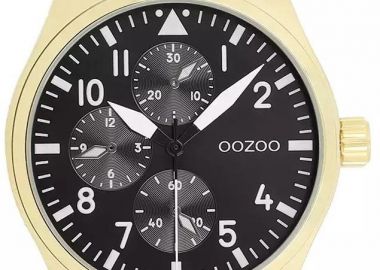 OOZOO Timepieces - C11507, Gold case with Stainless Steel Bracelet - Oozoo - 