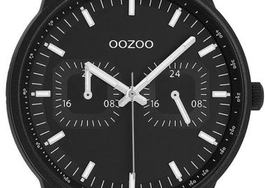 OOZOO Timepieces - C11624, Black case with Stainless Steel Bracelet - Oozoo - 