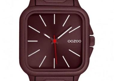 OOZOO Timepieces - C11661, Bordeaux case with Stainless Steel Bracelet - Oozoo - 