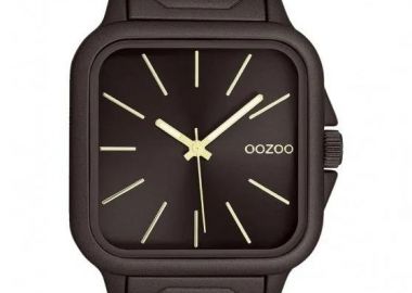 OOZOO Timepieces - C11664, Dark Brown case with Stainless Steel Bracelet - Oozoo - 