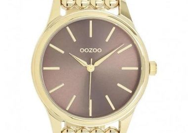 OOZOO Timepieces - C11673, Gold case with Stainless Steel Bracelet - Oozoo - 