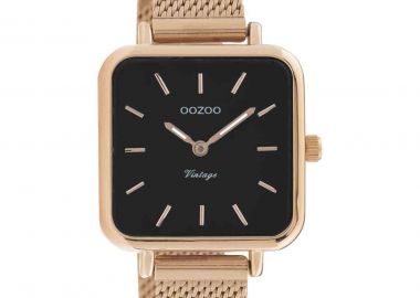 OOZOO Vintage - C10972, Rose Gold case with Metal Bracelet - Oozoo - 