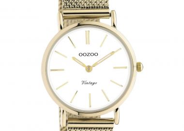 OOZOO Vintage - C20231, Gold case with Metal Bracelet - Oozoo - 