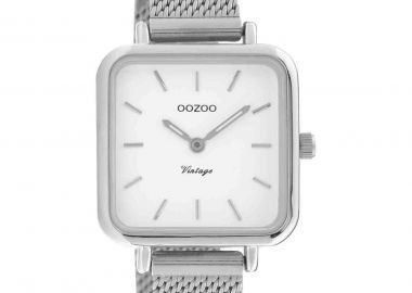 OOZOO Vintage - C20261, Silver case with Metal Bracelet - Oozoo - 