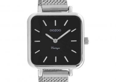 OOZOO Vintage - C20262, Silver case with Metal Bracelet - Oozoo - 