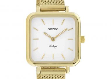 OOZOO Vintage - C20263, Gold case with Metal Bracelet - Oozoo - 