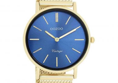 OOZOO Vintage - C20292, Gold case with Metal Bracelet - Oozoo - 