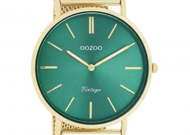 OOZOO Vintage - C20295, Gold case with Metal Bracelet - Oozoo - 