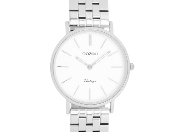 OOZOO Vintage - C20405, Silver case with Metal Bracelet - Oozoo - 