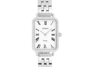 OOZOO Vintage - C20413, Silver case with Stainless Steel Bracelet - Oozoo - 