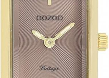 OOZOO Vintage - C20428, Gold case with Stainless Steel Bracelet - Oozoo - 