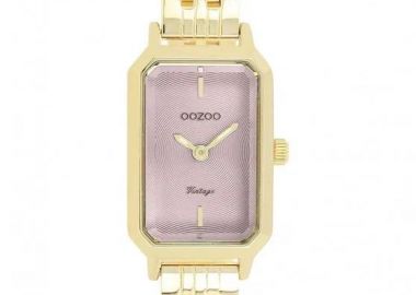 OOZOO Vintage - C20458, Gold case with Stainless Steel Bracelet - Oozoo - 
