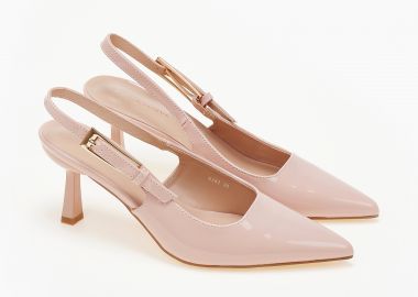 Open heel μυτερές γόβες - Μπεζ - Issue - 