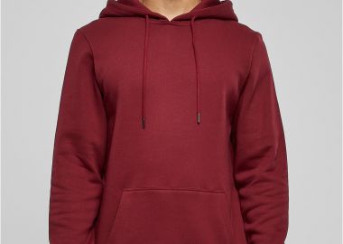 Organic Basic Hoodie Φούτερ Urban Classics TB3086 Burgundy - Urban Classics - 