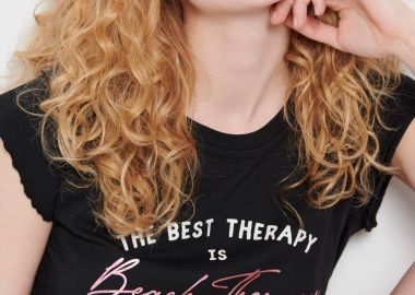 Organic cotton t-shirt με τύπωμα - FUNKY BUDDHA - 