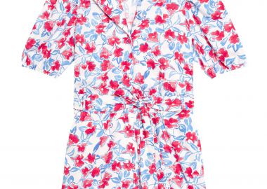Orsay γυναικεία ολόσωμη φόρμα σορτς και all-over floral print - 452039-001000-** Υπόλευκο - ORSAY - 