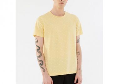 Outhorn Ανδρικό T-shirt Κίτρινο με Στάμπα HOL21-TSM652-73S - Outhorn - 