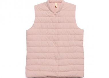 Outhorn Κοντό Γυναικείο Αμάνικο Puffer Μπουφάν Ροζ HOL22-KUDP600-56S - Outhorn - 