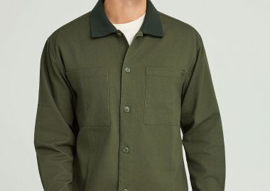 Overshirt casual ανδρικό πουκάμισο με τσέπες στο στήθος - FUNKY BUDDHA - 