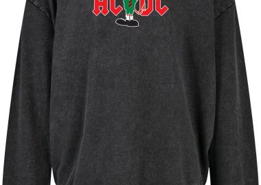 Oversized Premium Hoodie ACDC Art1 Rock Avenue Black - Rock Avenue - 