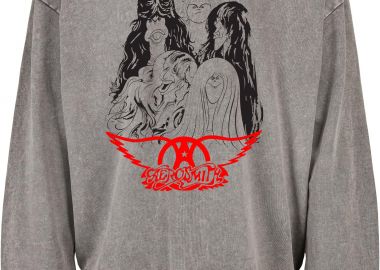 Oversized Premium Hoodie Aerosmith Art1 Rock Avenue Asphalt - Rock Avenue - 