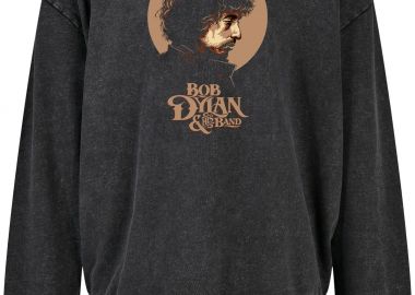 Oversized Premium Hoodie Bob Dylan Art Design Rock Avenue Black - Rock Avenue - 