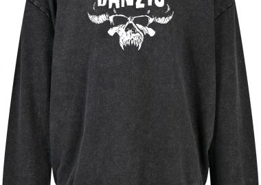 Oversized Premium Hoodie Danzig Skull Rock Avenue Black - Rock Avenue - 