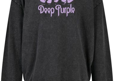 Oversized Premium Hoodie Deep Purple Art1 Rock Avenue Black - Rock Avenue - 