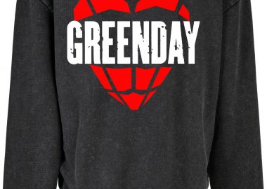 Oversized Premium Hoodie Green Day Grenade Rock Avenue Black - Rock Avenue - 