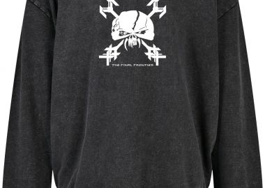 Oversized Premium Hoodie Iron Maiden The Final Frontier Rock Avenue Black - Rock Avenue - 