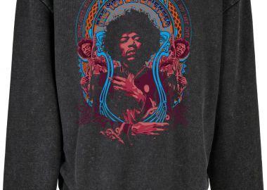 Oversized Premium Hoodie Jimi Hendrix Are You Experienced Rock Avenue Black - Rock Avenue - 