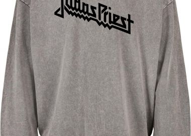 Oversized Premium Hoodie Judas Priest Band Logo Art Rock Avenue Asphalt - Rock Avenue - 