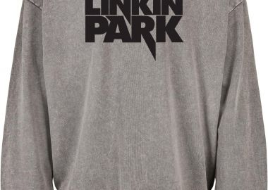 Oversized Premium Hoodie Linkin Park Logo Name Art1 Rock Avenue Asphalt - Rock Avenue - 