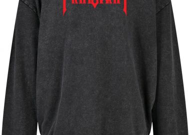 Oversized Premium Hoodie Manowar Rock Avenue Black - Rock Avenue - 