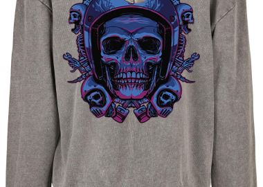 Oversized Premium Hoodie Megadeth Art2 Rock Avenue Asphalt - Rock Avenue - 