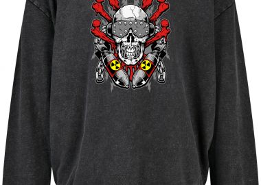 Oversized Premium Hoodie Megadeth Art3 Rock Avenue Black - Rock Avenue - 