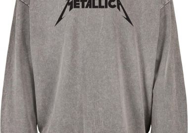 Oversized Premium Hoodie Metallica Logo Art Rock Avenue Asphalt - Rock Avenue - 