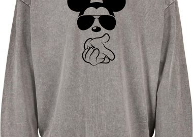 Oversized Premium Hoodie Mickey Mouse Pop Culture Asphalt - Pop Culture - 
