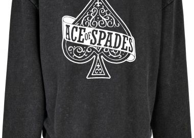 Oversized Premium Hoodie Motorhead Ace Of Spades Rock Avenue Black - Rock Avenue - 