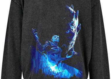 Oversized Premium Hoodie Night King Game Of Thrones Rock Avenue Black - Rock Avenue - 