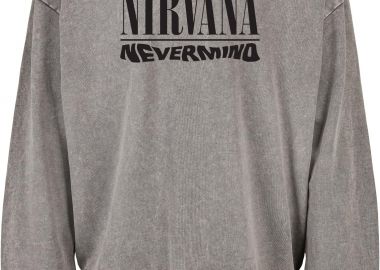 Oversized Premium Hoodie Nirvana Nevermind Rock Avenue Asphalt - Rock Avenue - 
