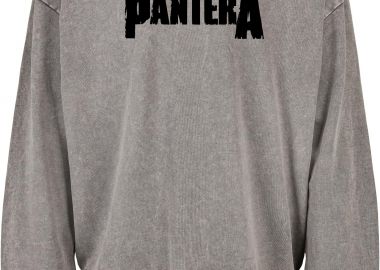 Oversized Premium Hoodie Pantera Band Logo Art Rock Avenue Asphalt - Rock Avenue - 